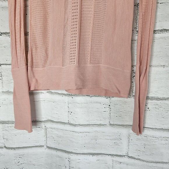 Equipment Femme Laurier Womens Small Eyelet Crewneck Pullover Sweater Stretch - Picture 6 of 12